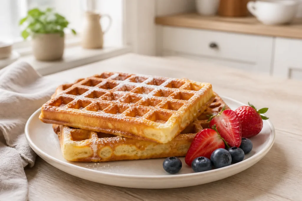 Belgische Waffeln Rezept: Außen knusprig, innen luftig