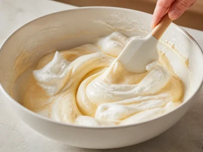 Eischnee unterheben