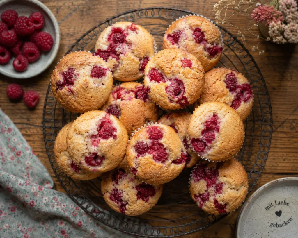 Himbeer Muffins Rezept: Saftig, Fruchtig und in 30 Minuten Fertig