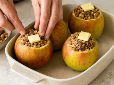 Äpfel füllen