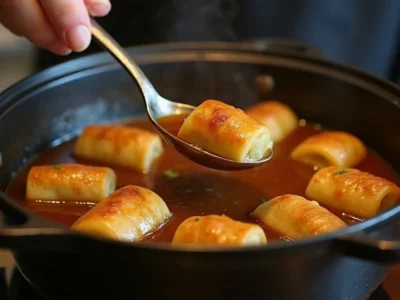 Schmoren und Sauce vollenden
