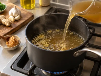 Brühe aromatisieren