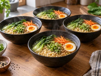 Ramen anrichten