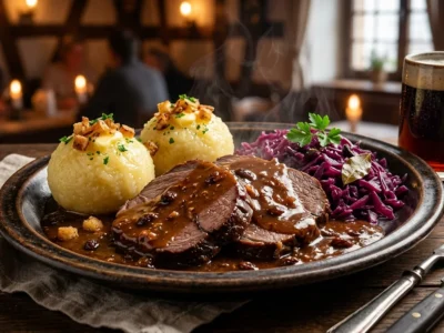 Sauerbraten Rezept: Das rheinische Original butterzart geschmort