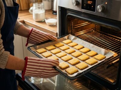 Goldgelb backen