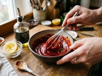 Würzpaste anrühren